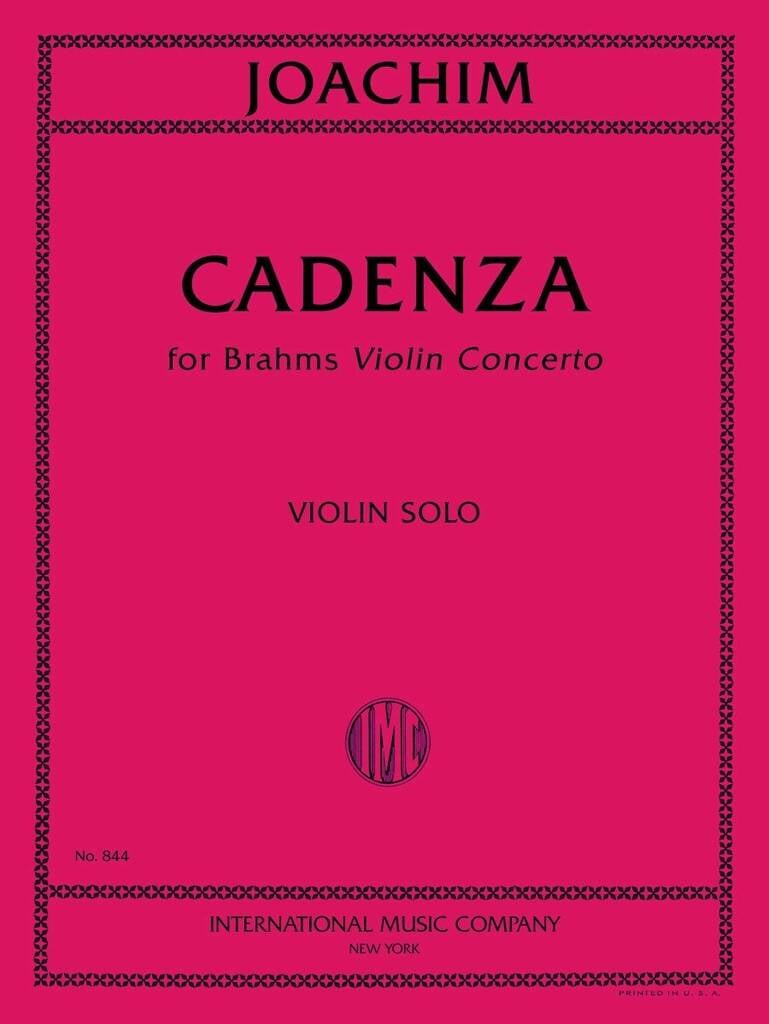 Cadenza Per Il Concerto Op. 77 Di Brahms